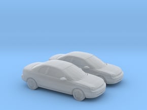 1/160 2X 1995 Dodge Neon Coupe in Clear Ultra Fine Detail Plastic