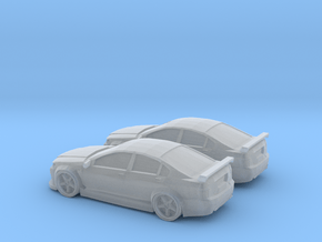 1/160 2X Holden Caprice Racer in Clear Ultra Fine Detail Plastic