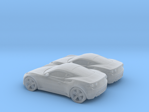 1/160 2X Artega GT in Clear Ultra Fine Detail Plastic