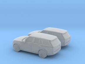1/160 2X 2013 Range Rover Vogue in Clear Ultra Fine Detail Plastic