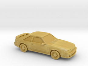 1/87 1987-93 Ford Mustang in Tan Fine Detail Plastic