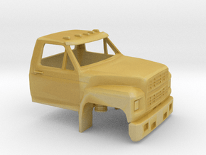 1/64 1980-86 Ford F 600 Cab only in Tan Fine Detail Plastic
