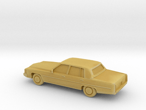 1/64 1983 Cadillac Fleetwood in Tan Fine Detail Plastic