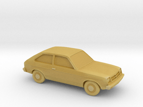 1/87 1975-82 Chevrolet Chevette in Tan Fine Detail Plastic