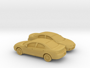 1/160 2X 2000-03 Chrysler Sebring Sedan in Tan Fine Detail Plastic