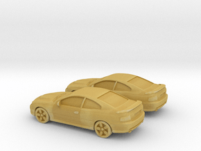 1/144 2X 2006 Pontiac GT in Tan Fine Detail Plastic