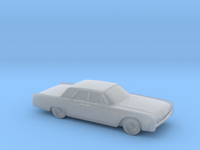 1/87 1962 Lincoln Continental Sedan in Clear Ultra Fine Detail Plastic