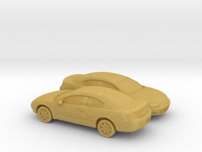 1/160 2X 2000-04 Chrysler Sebring Coupe in Tan Fine Detail Plastic
