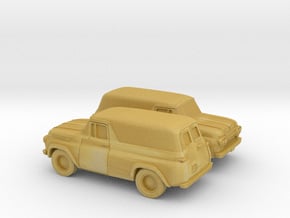 1/160 2X 1957-60 Ford Panel in Tan Fine Detail Plastic