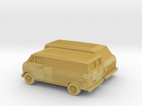 1/160 2X 1972-74 Ford Econoline Delivery Van in Tan Fine Detail Plastic