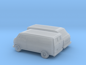 1/160 2X 1972-74 Ford Econoline Delivery Van in Clear Ultra Fine Detail Plastic