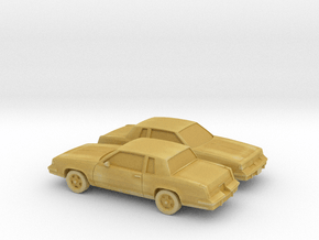 1/160 2X 1987-88 Oldsmobile  Cutlass Supreme in Tan Fine Detail Plastic