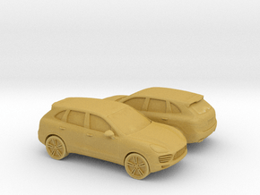 1/128 2X 20111 Porsche Cayenne 859 in Tan Fine Detail Plastic