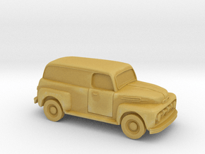1/87 1952 Ford Panel Truck in Tan Fine Detail Plastic