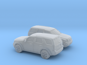 1/160 2X 2008-12 Ford Escape in Clear Ultra Fine Detail Plastic