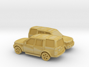 1/160 2X 2004-09 Land Rover Discovery in Tan Fine Detail Plastic