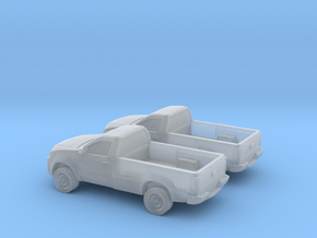 1/148 2X 2015 Toyota Hilux in Clear Ultra Fine Detail Plastic
