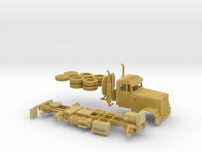 1/120 Freightliner Classic Day Cab Kit in Tan Fine Detail Plastic