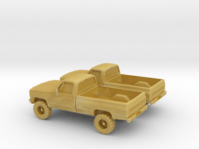 1/200 2X 1979 Chevy CK Series in Tan Fine Detail Plastic