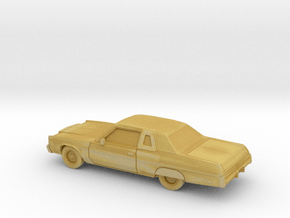 1/87 1977 Chrysler Newport Brougham Coupe in Tan Fine Detail Plastic