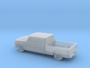 1/87 1966 Chevrolet C10 Crew Cab in Clear Ultra Fine Detail Plastic