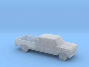 1/87 1967-69 Ford F-Series Crew Cab in Clear Ultra Fine Detail Plastic