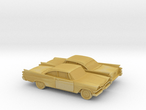 1/148 2X Dodge Royal Coupe in Tan Fine Detail Plastic