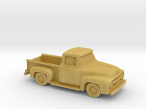 1956 Ford F100 3,5 Inch length in Tan Fine Detail Plastic