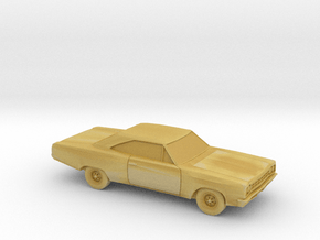 1/87 1968-70 Plymouth Satellite GTX Coupe in Tan Fine Detail Plastic