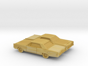 1/160 2X 1966 Mercury Monterey Coupe in Tan Fine Detail Plastic