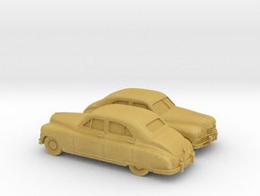 1/160 2X  1948-50  Packard Super Eight Series Seda in Tan Fine Detail Plastic