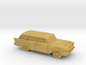 1/87 1957 Chevrolet  Nomad in Tan Fine Detail Plastic