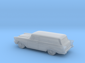 1/87 1957 Chevrolet 2 Door Delivery in Clear Ultra Fine Detail Plastic