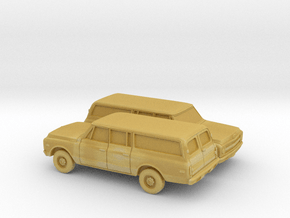 1/160 2X 1967-70 Chevrolet Suburban Split Rear Doo in Tan Fine Detail Plastic