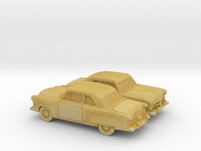1/160 2X 1952 Ford Crestline Coupe in Tan Fine Detail Plastic
