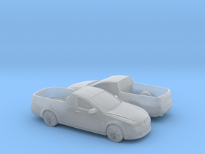 1/160 2X 2015 Holden Ute in Clear Ultra Fine Detail Plastic