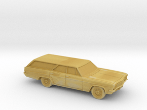 1/64 1966 Chevrolet Impala Station Wagon in Tan Fine Detail Plastic