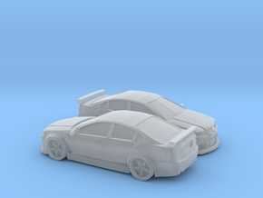 1/220 2X Holden Caprice Racer in Clear Ultra Fine Detail Plastic
