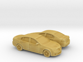 1/160 2X 2007-09 Pontiac G8 Sedan in Tan Fine Detail Plastic