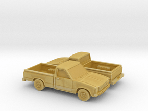 1/160 2X 1978-83 Toyota Hilux in Tan Fine Detail Plastic