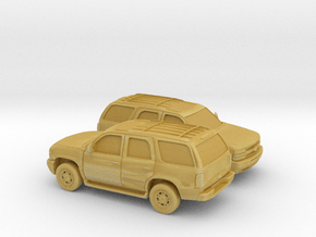 1/160 2X 2000 Chevrolet Tahoe in Tan Fine Detail Plastic