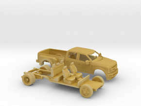 1/87 2016 Ford F-Series Crew/Dually Bed Kit in Tan Fine Detail Plastic