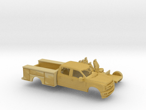 1/160 2017 Ford F Series Crew/Utility Bed Kit in Tan Fine Detail Plastic
