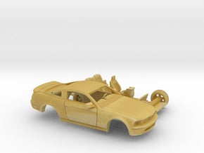 1/120 2007 Ford Mustang 2 Piece Kit in Tan Fine Detail Plastic
