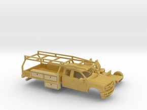 1/87 2017 Ford F-Series ExtCab/Dually Contractor K in Tan Fine Detail Plastic