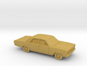 1/87 1966 Ford Galaxie 500 Sedan in Tan Fine Detail Plastic