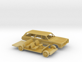 1/160  1967 Chrysler Town And Country Kit in Tan Fine Detail Plastic