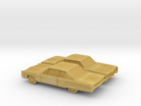 1/160 2X 1967 Chrysler 300 Coupe in Tan Fine Detail Plastic