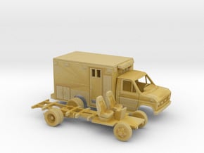 1/87 1975 -91 Ford E-Series Ambulance Kit in Tan Fine Detail Plastic