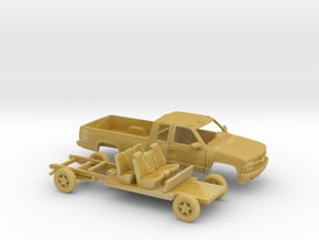 1/87 1994 Chevy Silverado Ext.Cab Long Bed Kit in Tan Fine Detail Plastic